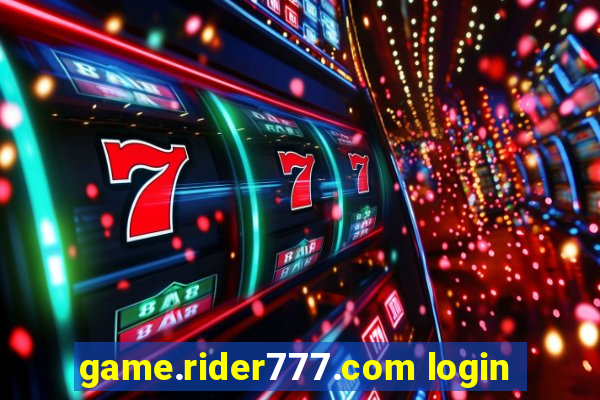 game.rider777.com login